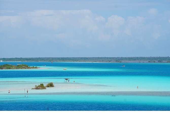 Sail away! Hobie Cat Tour Bacalar - Swimming in the quieter parts of Bacalar Lagoon