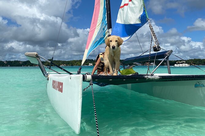 Sail away! Hobie Cat Tour Bacalar - Meeting Laura and Victor at Marina Sun Lagoon