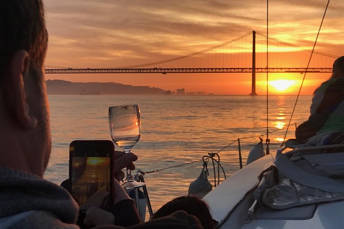 Sail & Dine Sailboat Tour With Sunset - The 25th April Bridge and Christ the King