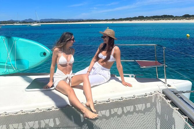 Sail to Formentera with Catamaran Cruise Tour - A quieter beach in northern Formentera