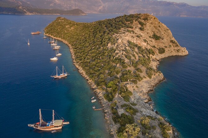 Sail Turkey: 18-39's Gulet Cruise Olympos to Fethiye - Day three: Butterfly Valley, Oludeniz, and St. Nicholas Island