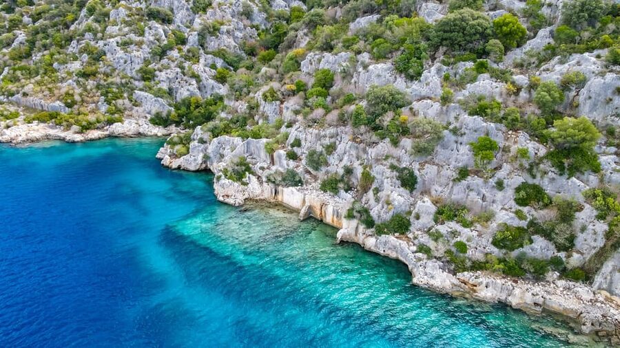 Sail Turkey: Gulet Cruise Olympos to Fethiye - Day 3: Butterfly Valley, Ölüdeniz, and St. Nicholas Island