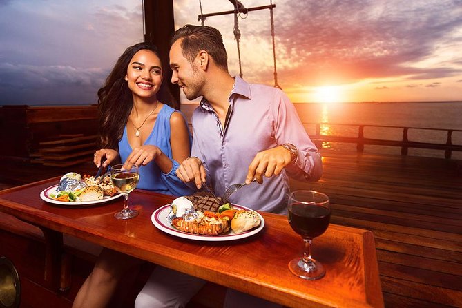 Sail Under Light of the Moon & Enjoy a Romantic Dinner in Spanish Galleon - Choosing between lobster, steak, and both