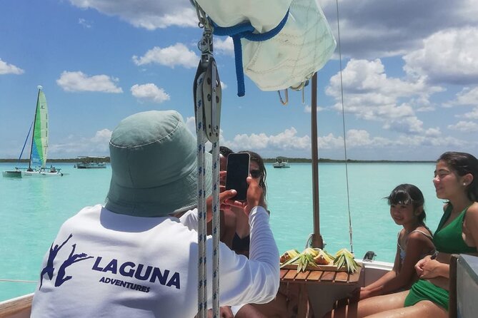 Sailboat tour across the seven colors lagoon in Bacalar - Why sailing suits Bacalar’s Seven Colors Lagoon