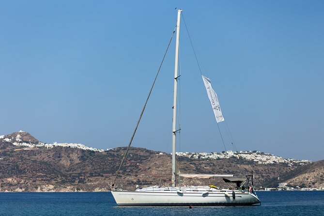 Sailing Boat Small Group Kleftiko and Sikia Cave West of Milos - Fourkovouni and Cape Vani by boat