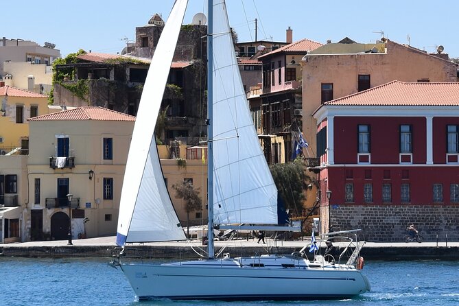 Sailing Cruises Chania - The Lighthouse and the Gulf of Chania