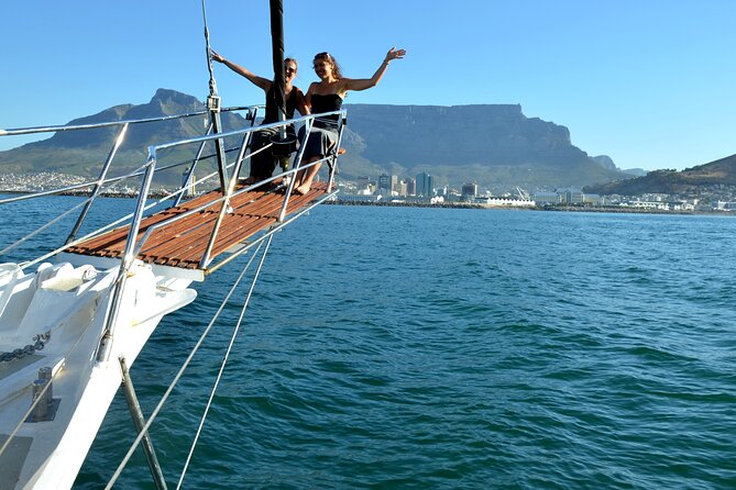 Sailing in Table Bay Cape Town aboard a Classic Schooner - Setting Out from Quay 5 at the V&A Waterfront