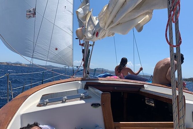 Sailing La Maddalena Archipelago with a USCG licensed captain. - Cala Santa Maria and time to swim