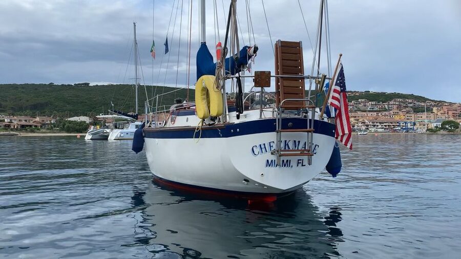 Sailing Maddalena Archipelago with a USCG licensed captain - Sailing toward Spargi and Cala Corsara