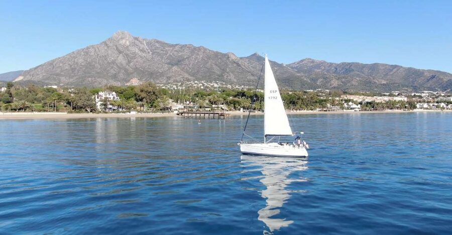 Sailing Trip in Marbella from Puerto Banus - Following the Golden Mile toward Marbella Marina