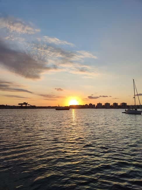 Sailing with sunset and swim in the sea - Boarding the 11.3-meter yacht