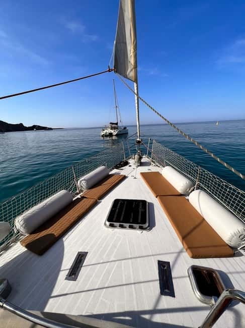 Sailing Yacht Day Charter; Ibiza to Formentera (return) - Arriving in Formentera with time to choose