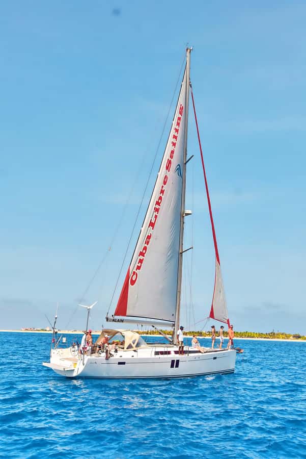 Sal, Cape Verde: Half day on Cuba Libre sailing yacht - The swim and snorkeling stop
