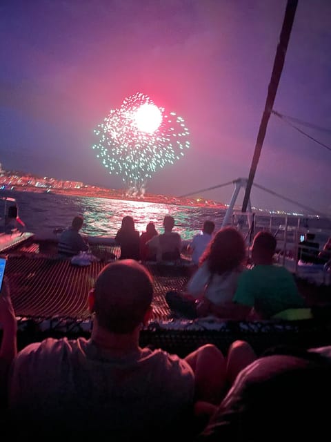 Salou's Fireworks 15th August Sail Catamaran - Is $51 Good Value?