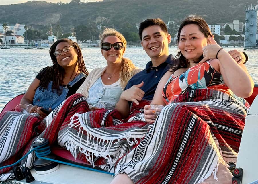San Diego Bay: 2.5 hour Pure Catamaran Sailing Cruise - The First Ten Minutes: Safety and Harbor Departure
