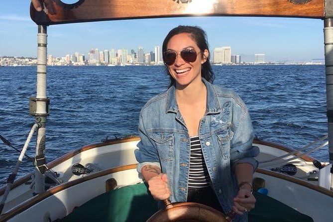 San Diego Bay Sail Aboard a Vintage Yacht Beer and Wine Included - USS Midway and the Navy waterfront