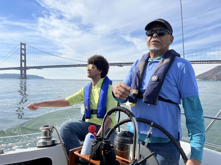 SAN FRANCISCO: (2hr) Interactive Sailing Experience - Angel Island and the Bay’s open views