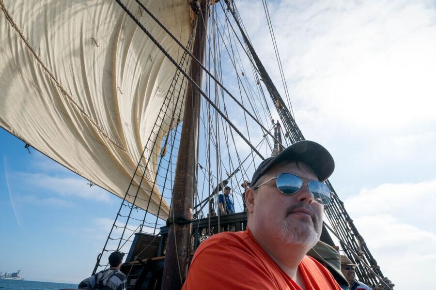San Salvador 16th Century Galleon Sail w/ Museum Admission - Stories from Cabrillo’s crew