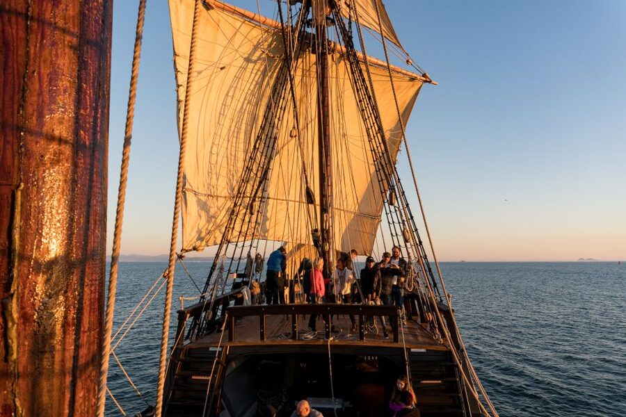 San Salvador 16th Century Galleon Sail w/ Museum Admission - The harbor views are part of the lesson