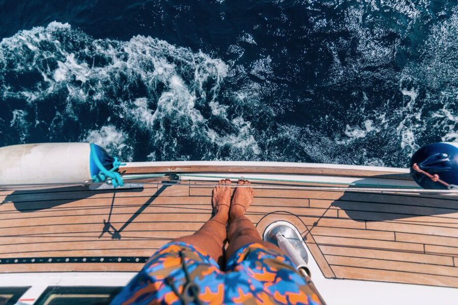 Santorini Caldera: Sunset Sailing Cruise with Meal - What the small group changes