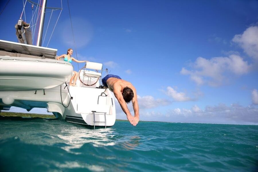 Santorini: Dream Catcher 5-hour Sailing Trip in the Caldera - How the $147 price works for you