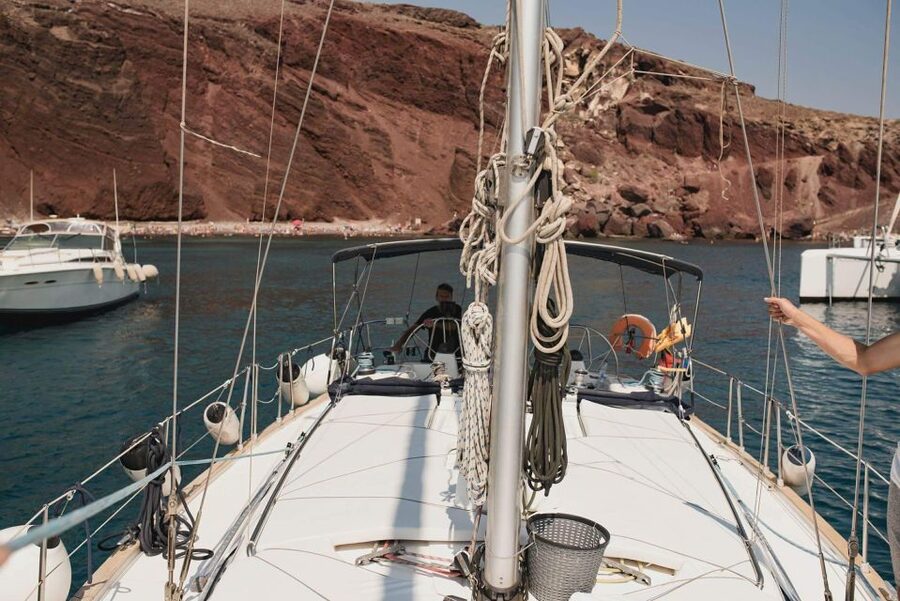 Santorini: Private 5-Hour Sunset Sailing Tour with Dinner - The captain can shape the evening