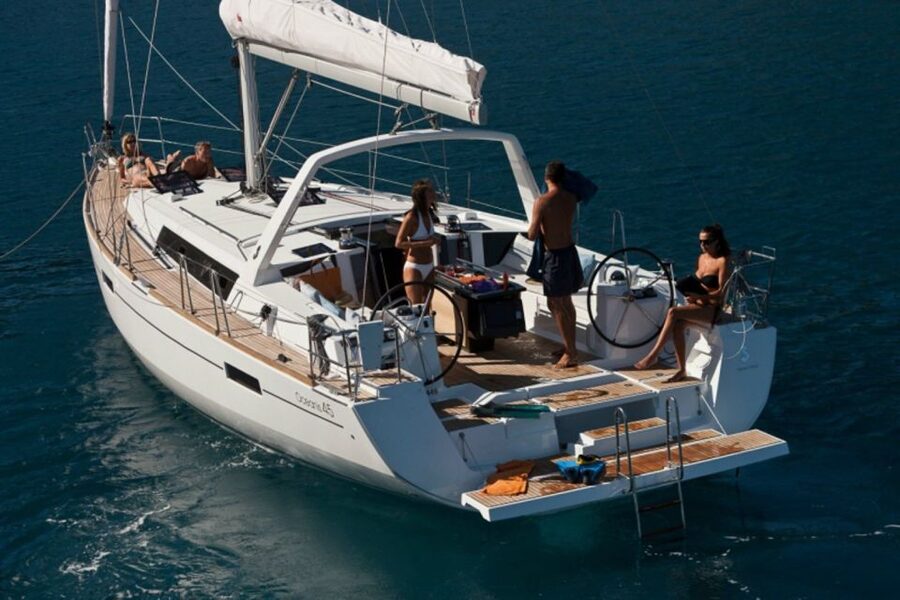 Santorini: Private Caldera Sailing Trip with Open Bar & Meal - Pickup and the start aboard Ocean King
