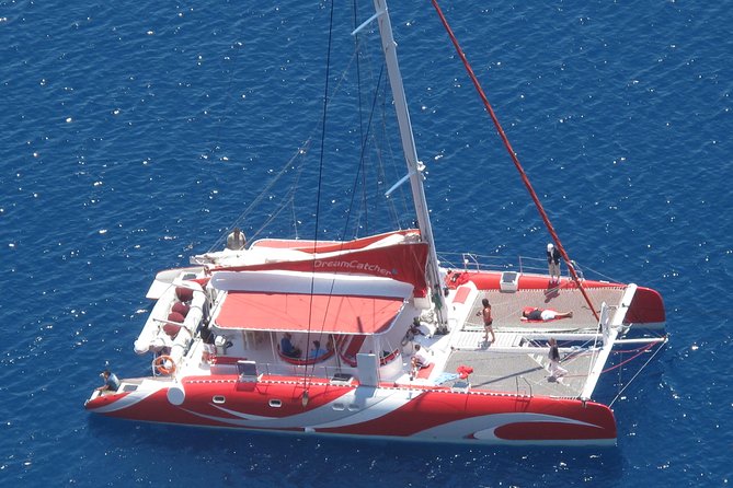 Santorini Sailing Dream Catcher with BBQ Lunch and Drinks - Crew, music, and the social atmosphere