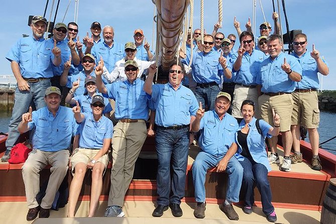 Schooner Fame Sailing Tour - Raising sails, steering, and firing the cannon