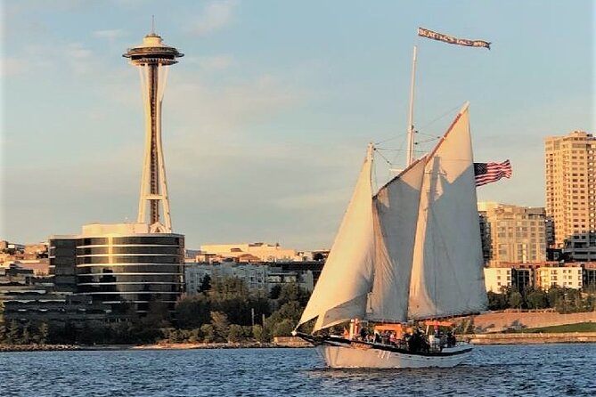 Seattle Sailing Harbor Tour - The Space Needle from the Water
