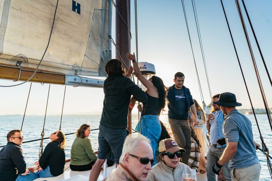 Seattle: Tall Sailboat Sunset Harbor Cruise - The onboard bar and the real cost of the evening