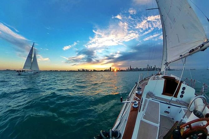 Serene Private Sunset Sail on Lake Michigan - Navy Pier, Chicago - Soldier Field and the historic waterfront