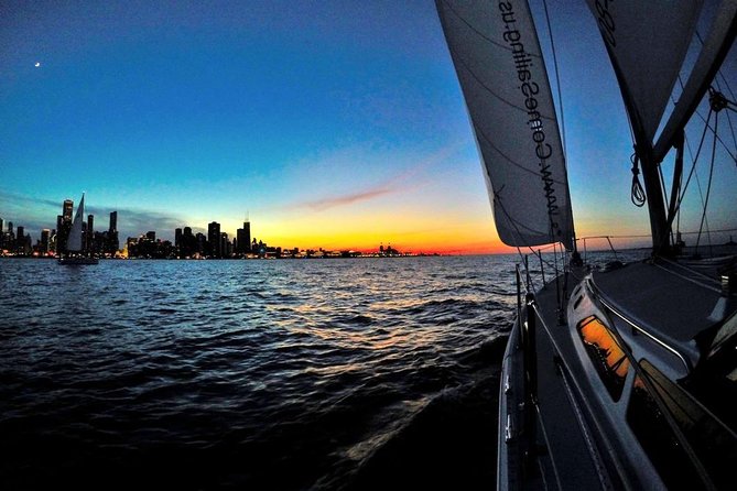 Serene Private Sunset Sail on Lake Michigan - Navy Pier, Chicago - Chicago’s skyline, seen from the lake