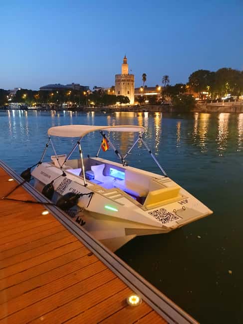 Seville: Sail the River. 100% private - Why the electric boat matters