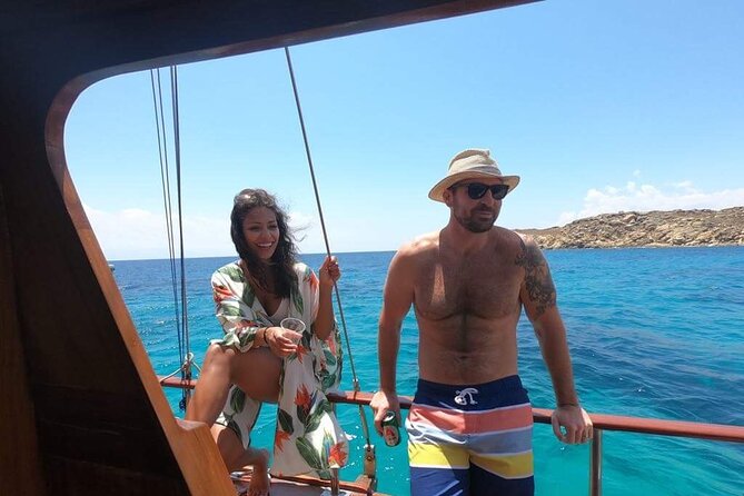 Shared Mykonos Sail Cruise to Delos and Rhenia Islands - Rhenia brings the swim and lunch