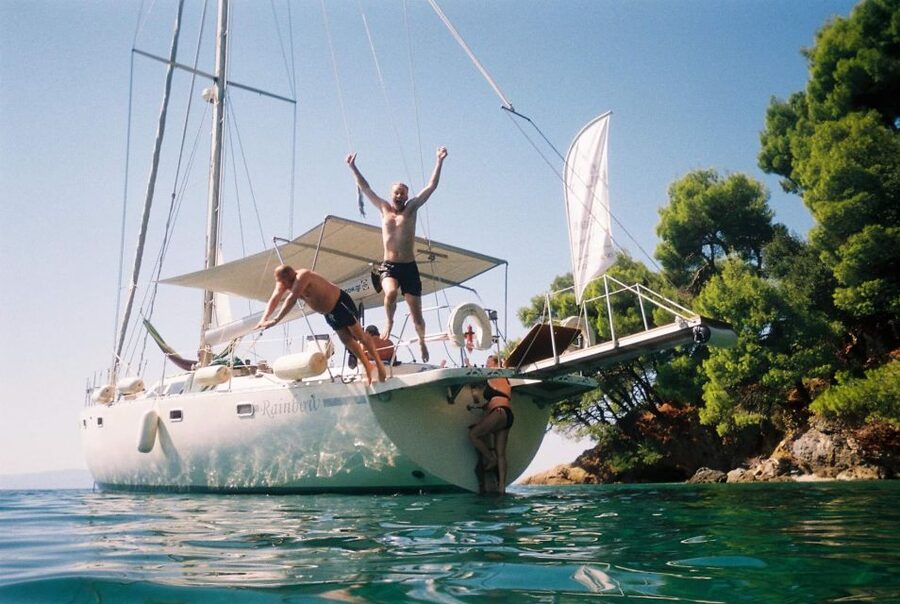 Skiathos: Day-Sailing Tour with Lunch on Board - Setting out from Skiathos toward Skopelos
