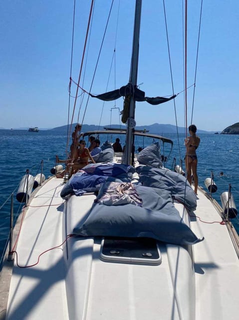 Skiathos: day sailing trip with swim stops and lunch - Swim stops in clear water