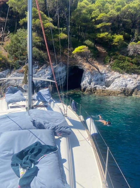 Skiathos: day sailing trip with swim stops and lunch - How the route may unfold