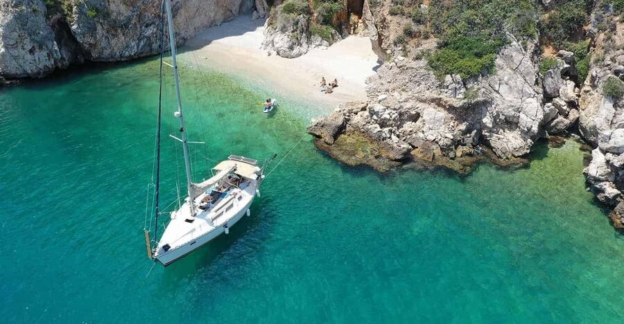 Small-Group Sailing Cruise in Nafplio with Local Treats - Setting sail from Nafplio Harbor
