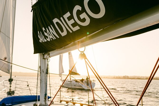 Small-Group San Diego Sunset Sailing Excursion - Leaving Shelter Island before sunset