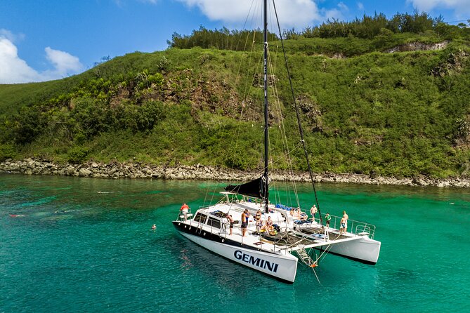 Snorkel Sail Adventure off Ka'anapali Beach, Maui - One Protected Snorkel Stop, Not a Reef-Hopping Marathon