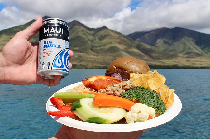 Snorkel Sail Adventure off Ka'anapali Beach, Maui - Sailing Back Toward Kaanapali