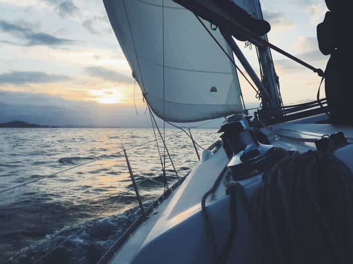 Split: Full Day Sailing Tour to Šolta Island and Brač Island - Leaving Split aboard a 33-foot sailboat
