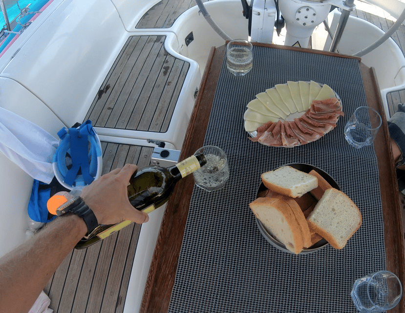 Split: Half Day Sailing Tour with Swim Stop, Snacks and Wine - A secluded cove for swimming and snorkeling