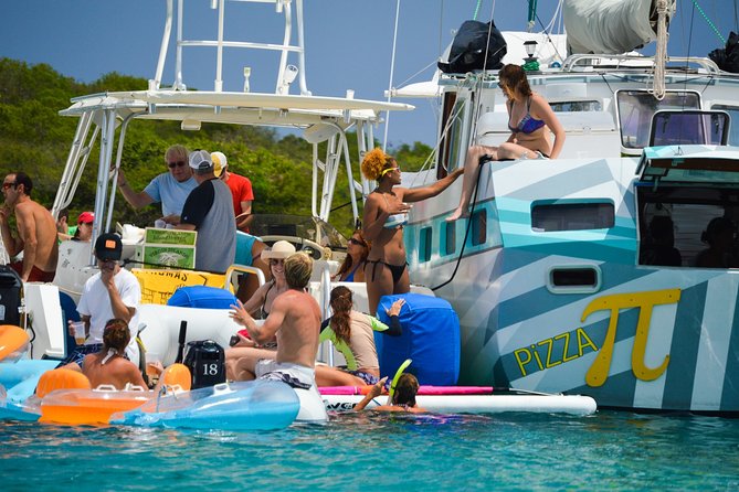 St. John PiZZA Pi Snorkel Sail with Beach Stop, Lunch & Open Bar - Westin - The crew makes this work for mixed-age groups