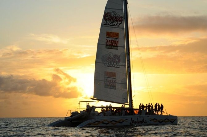 St. Martin Sunset Sail - Setting Out From Simpson Bay on the Lambada