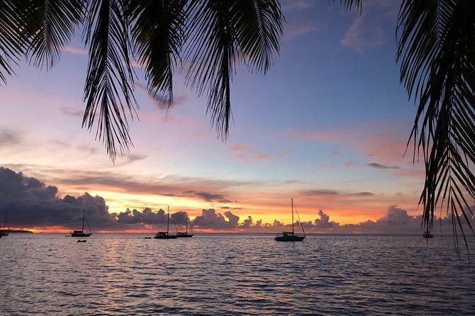 Sunset Cruise : Moorea Sailing on a Catamaran named Taboo - Cocktails, fruit juice, and the relaxed onboard service
