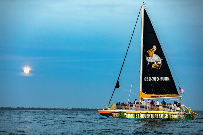 Sunset Dolphin Sail Aboard the Privateer Catamaran - Reaching the Privateer at Jan Cooley Drive