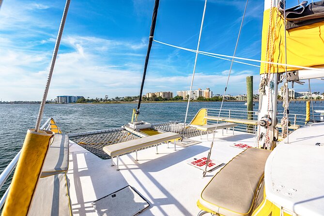 Sunset Dolphin Sail Aboard the Privateer Catamaran - The first stretch: breezes, music, and dolphin watching