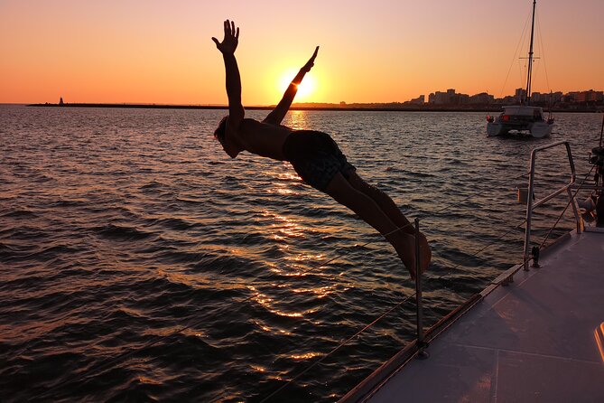 Sunset on a Luxury Sailing Yacht from Vilamoura (Max 12 Guests) - A sunset sail that keeps the mood calm